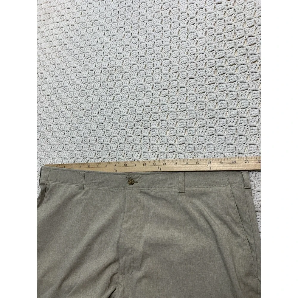 Ben Hogan Chino Golf Shorts Men's Size‎ 42 Beige  Flat Front Stretch Waistband